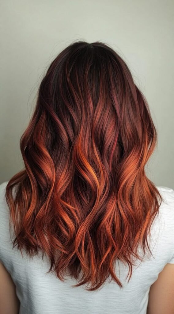 17 Red Copper Balayage Ideas_ Stunning Ways to Add Warmth and Style to Your Hair