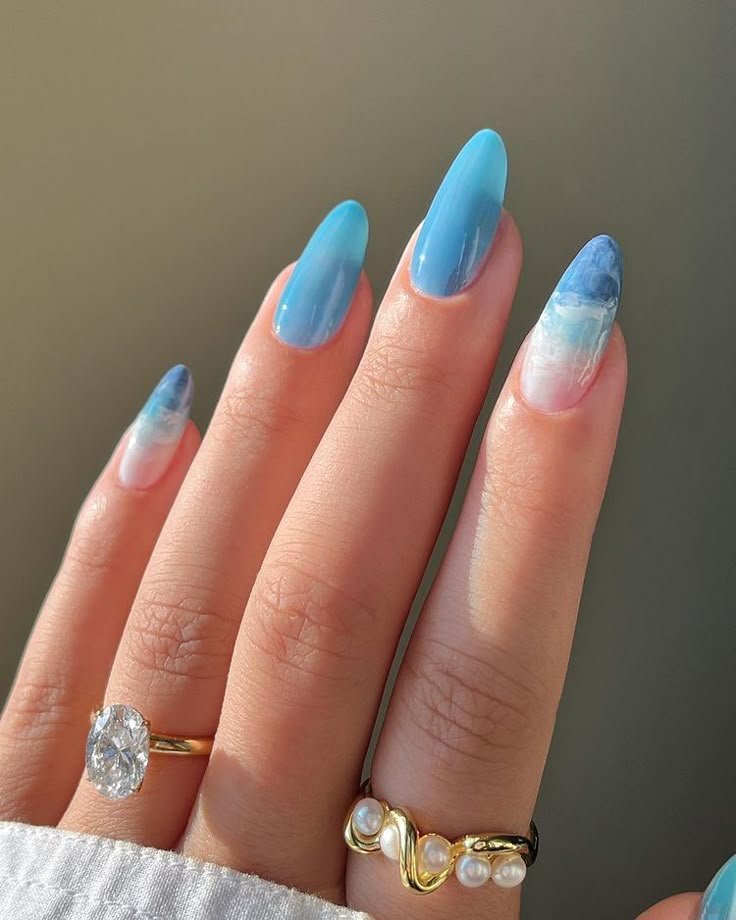 Samantha Jade _ these started out as pool nails…